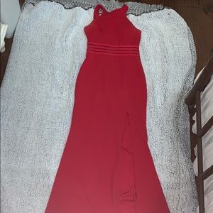Red Prom dress